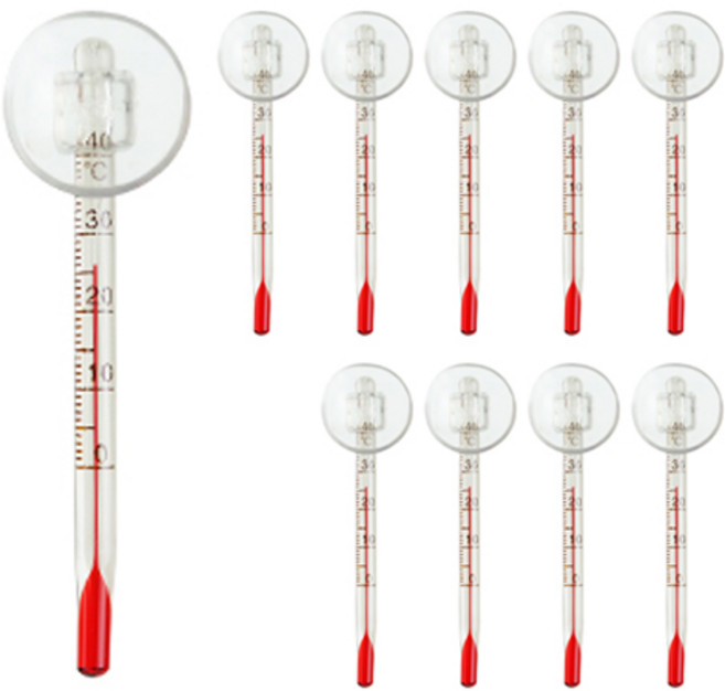 모비딕 미니 온도계 M-02, 10개