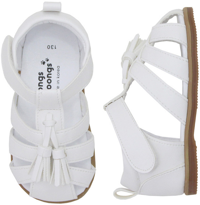 쿵스쿵스 아동용 크레스 테슬샌들