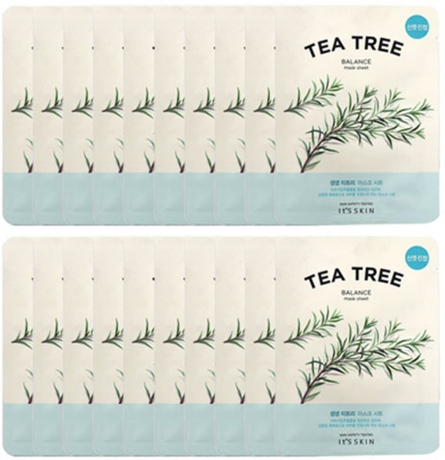 잇츠스킨 생생 티트리 마스크 시트 20g, 1개입, 20개