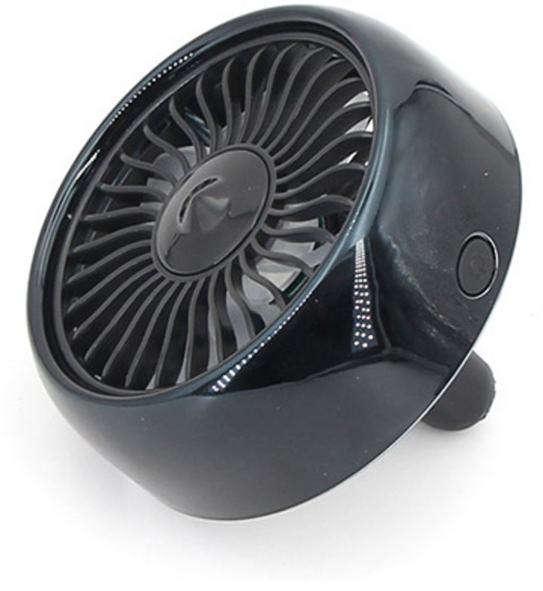 미모아 차량용 LED 무드등 3단 조절 서큘레이터, BZF30/BZ30, 블랙