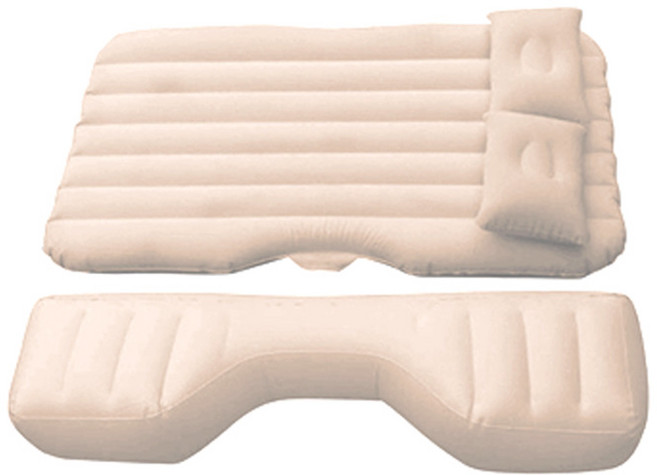 차박캠핑 에어매트+ 일자블럭 세트, 베이지, 1세트