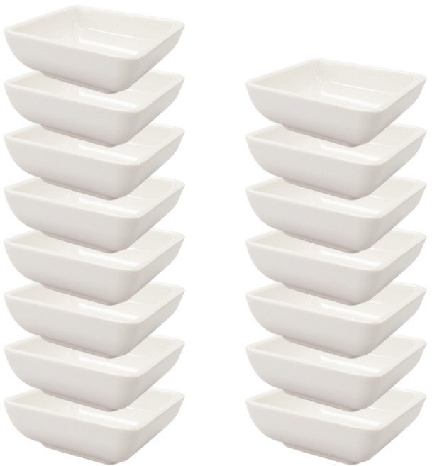 에이비엠코리아 정초장 접시, 흰색, 15개