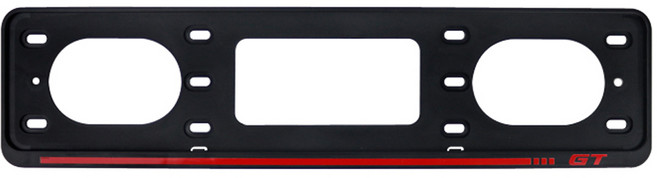 위모브 GT 오리지널 튜닝 번호판가드 BlackRed, 1개