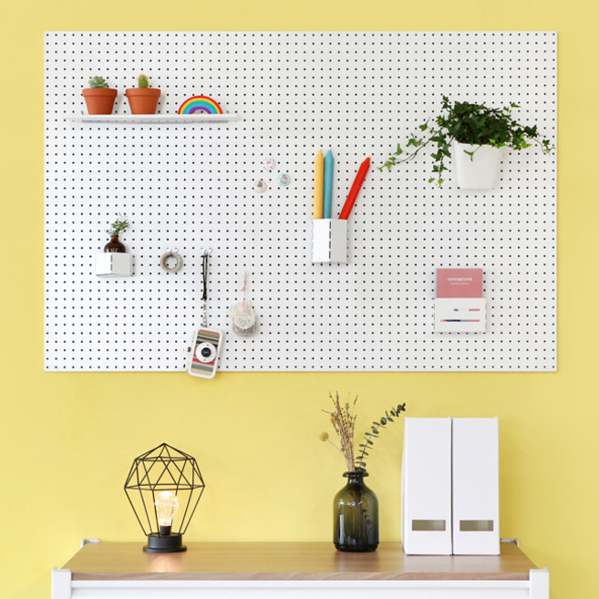 타공판닷컴 원형 타공판 1200 x 800 mm, 1개, 화이트