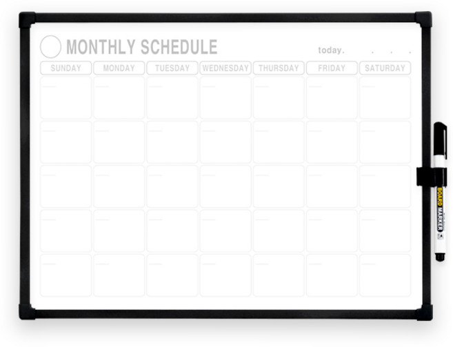 두문 탁상용 스케줄 메모보드