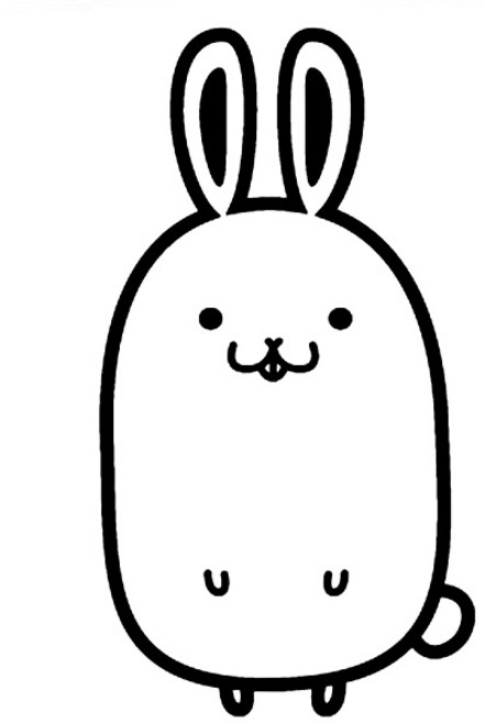 수풀 그래픽 포인트스티커 동물 빅 아이콘 31, 블랙