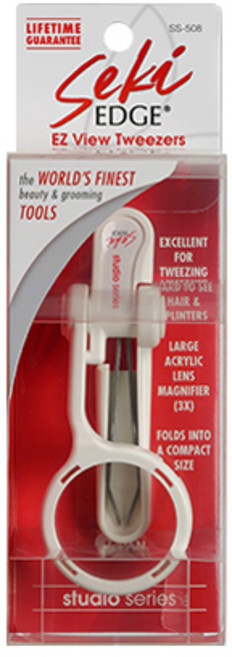 그린벨 돋보기 안전 족집게 SS-508, 혼합색상, 1개