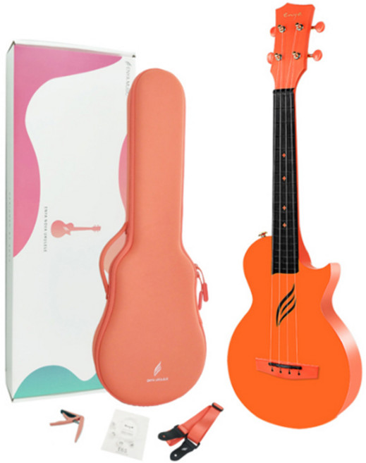 엔야 카본 우쿨렐레 Nova U 노바U 오렌지, 콘서트, 1개