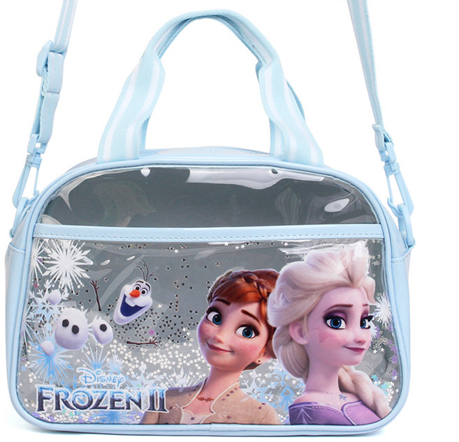 겨울왕국 2 스팽글 보스턴 수영가방