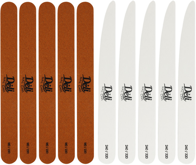 델리뷰티 프로케어 우드파일 5p + 오일파일 5p, 혼합색상, 1세트