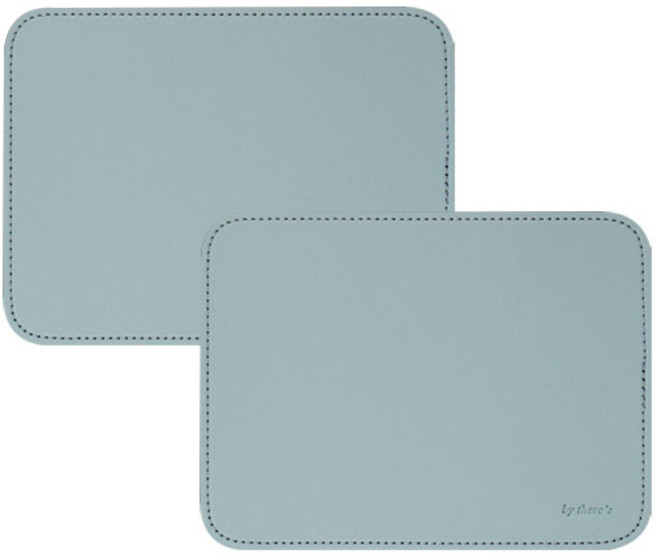 데얼스 트윈컬러 미니매트 2p, 블루 + 네이비