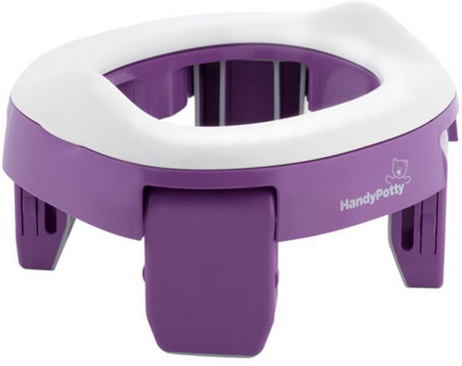 록시키즈 3in1 핸디포티 휴대용 아기변기, 퍼플