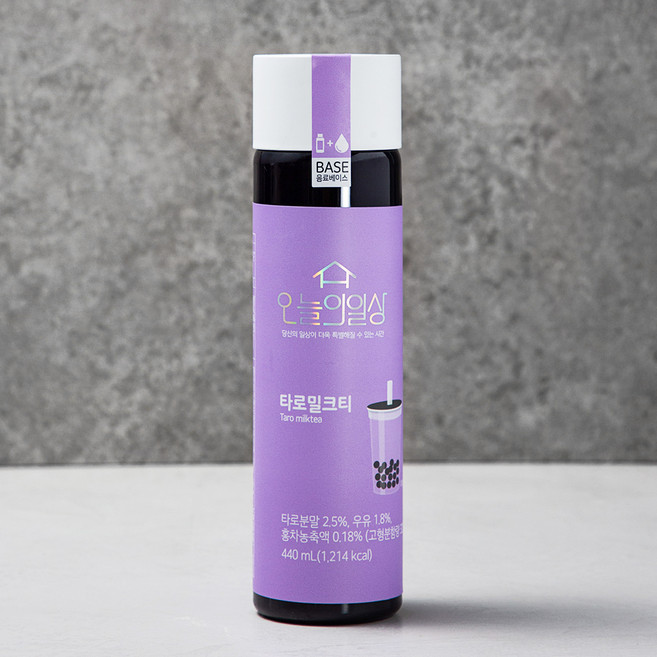 오늘의일상 타로밀크티, 440ml, 1개
