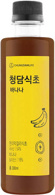 청담라이프 청담 바나나식초, 300ml, 1개