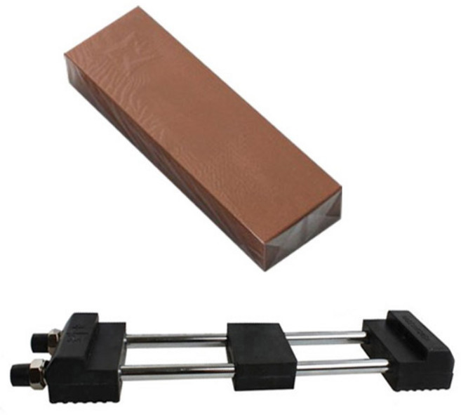 시바타 1000방 숫돌 + 고무받침대 세트, 1세트