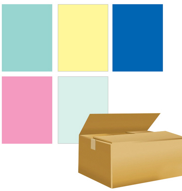 대원우드보드 칼라보드 F 5종 세트 600 x 900 mm, 5mm, 1세트