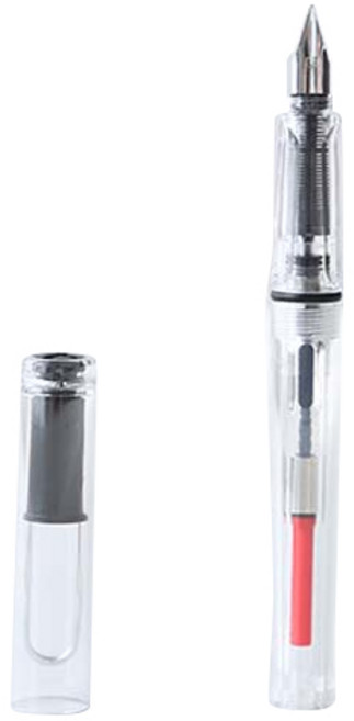 동아 tramol 사파리 만년필, EF, (파스텔)투명, 1개