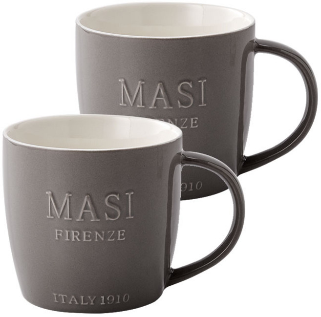 MASI FIRENZE Venti 馬克杯 670ml, 2個, 棕色