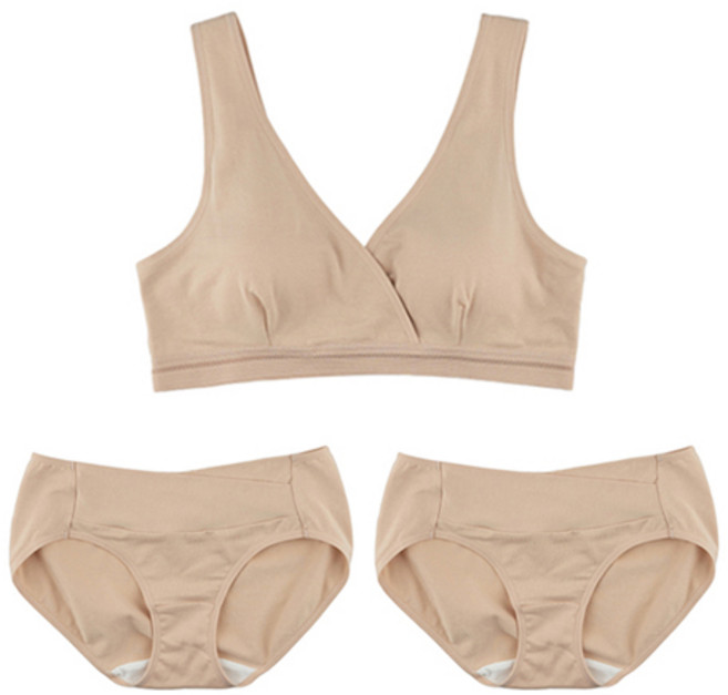 뉴니끄 모코랩 수유브라 + 팬티 2p 세트