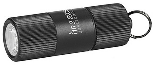오라이트 EOS LED 키체인 플래시 라이트 I1R II, 1개, 블랙