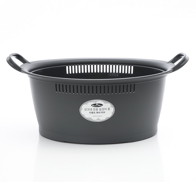 니드앤니드 싱크대 전용 설거지통 70L, 그레이, 1개