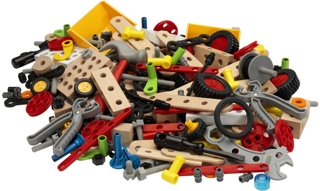 브리오 빌더 크리에이티브 조립완구 세트 270피스 34589, 혼합색상, A