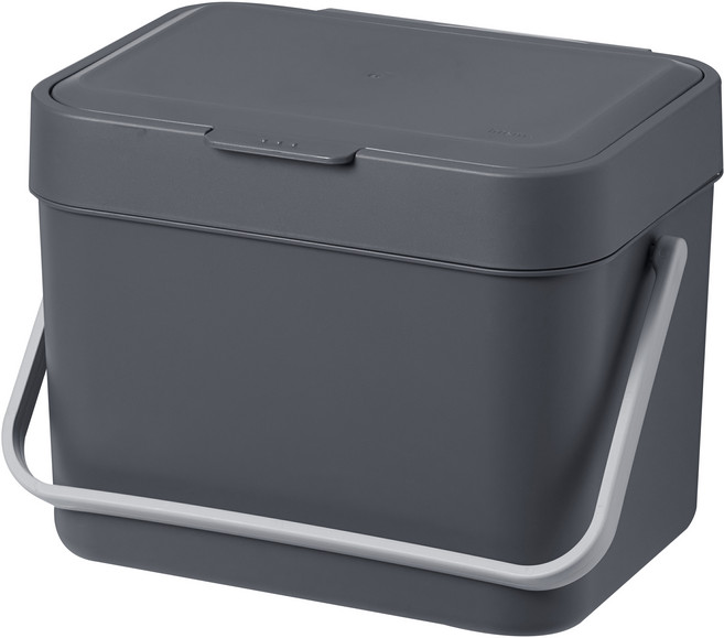 리템 국산 행잉 걸이형 쓰레기통, 다크그레이