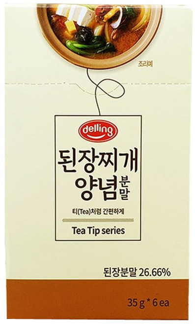 델링 된장찌개 양념 분말, 210g, 1개