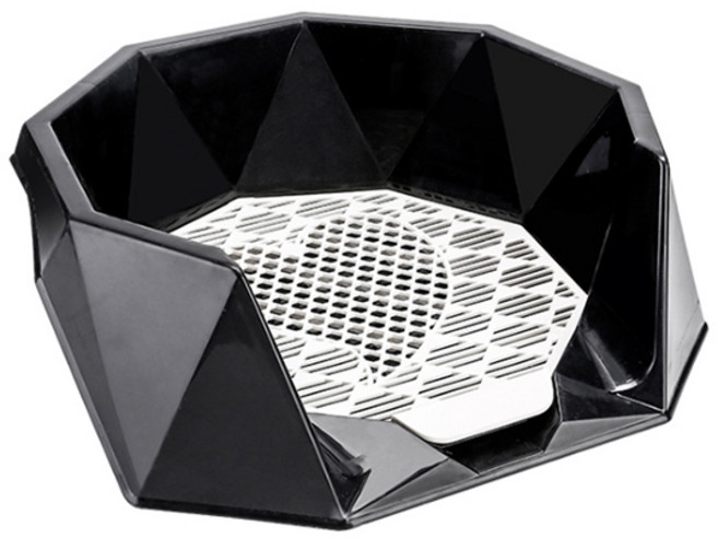 파스텔펫 파스텔 다이아 반려견 배변판, 블랙, 1개