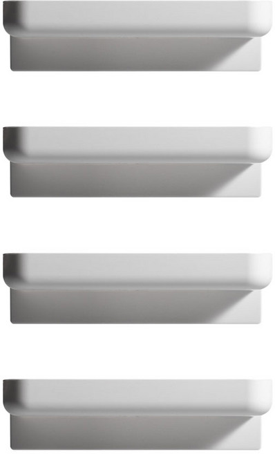 앤티스 라운딩디자인 접착식 수납박스 소형, 4개