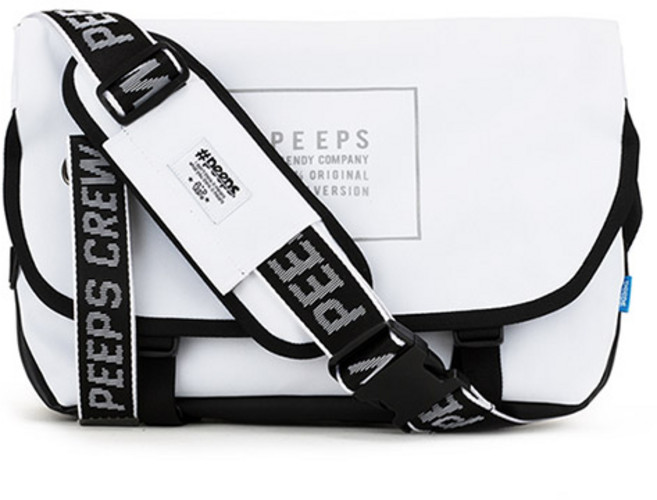 peeps essential 郵差包 light edit, 淺白色