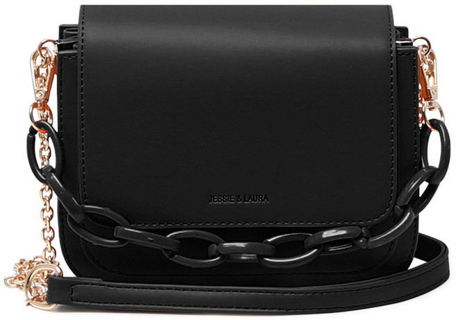 프롬헤븐 비쥬 여성 아크릴 플라스틱 체인 미니크로스백