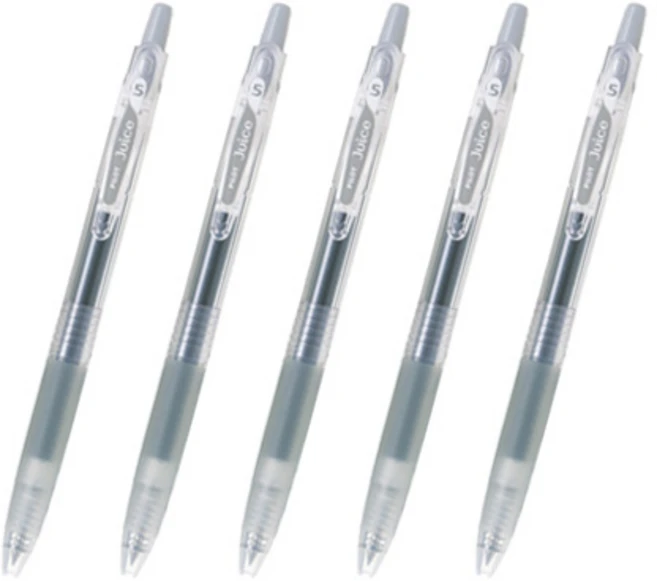 파이롯트 쥬스 젤잉크펜 0.38mm, 그레이, 5개 - 쿠팡