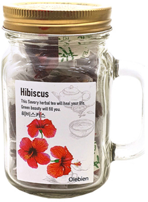 올리비엔 히비스커스 티백, 2g, 15개