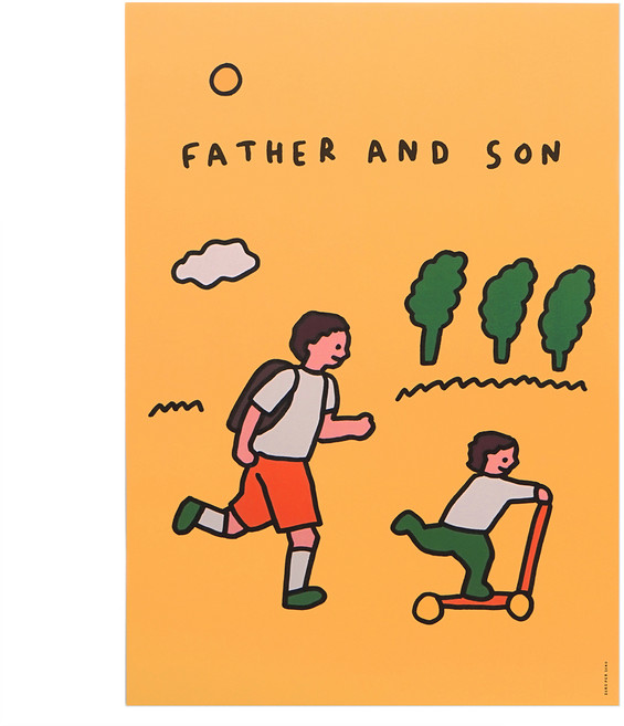 제로퍼제로 A3 옵셋 포스터 35 킥보드2