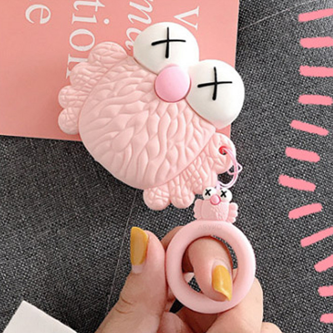 아리코 악동 몬스터 에어팟 케이스, 핑크, 1개