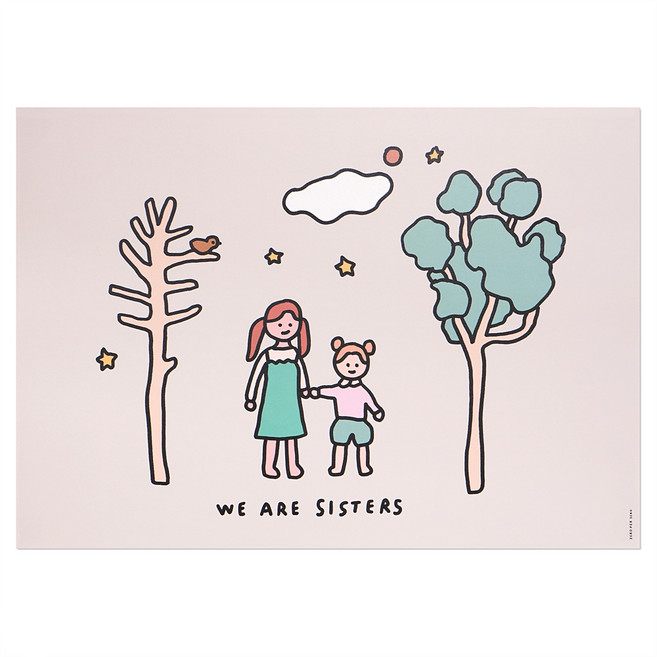 제로퍼제로 A3 옵셋 42 자매 포스터