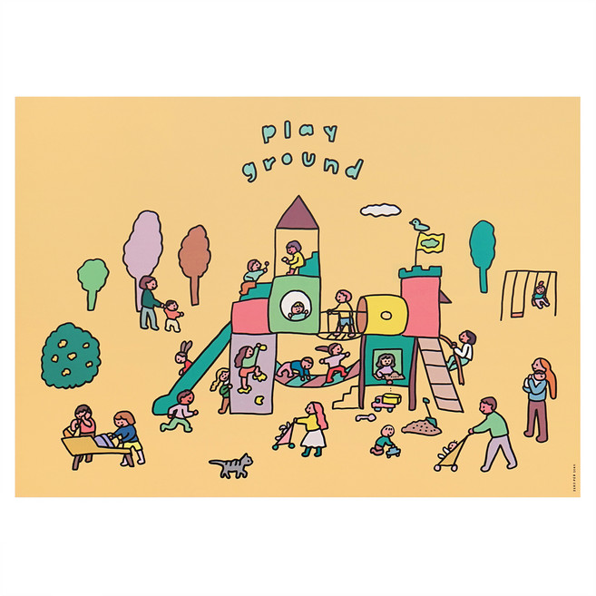 제로퍼제로 A3 옵셋 50 놀이터 포스터