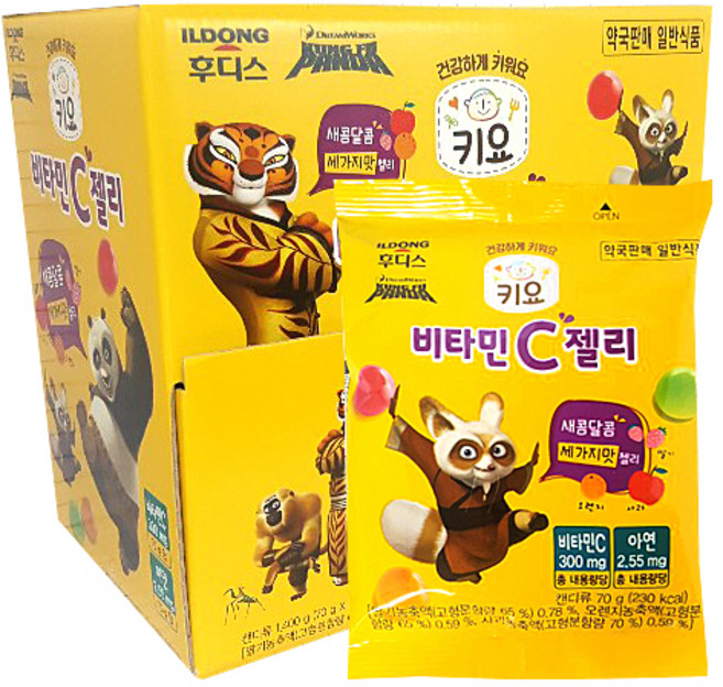키요 비타민 C 젤리, 140g, 1개