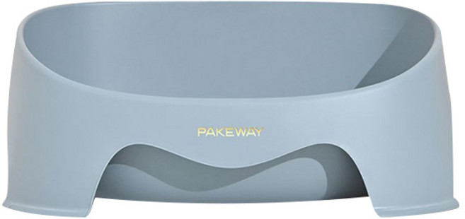 파스텔펫 멀티 웨이브라인 고양이 화장실, 그레이, 1개