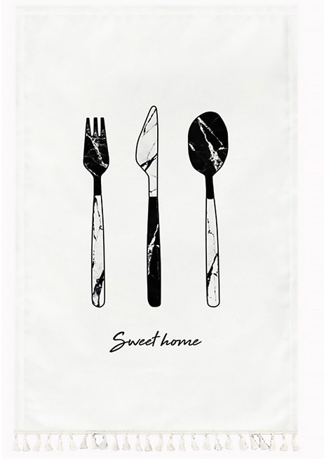 알럽홈 태피스트리 쿡 태슬 파티션 커튼