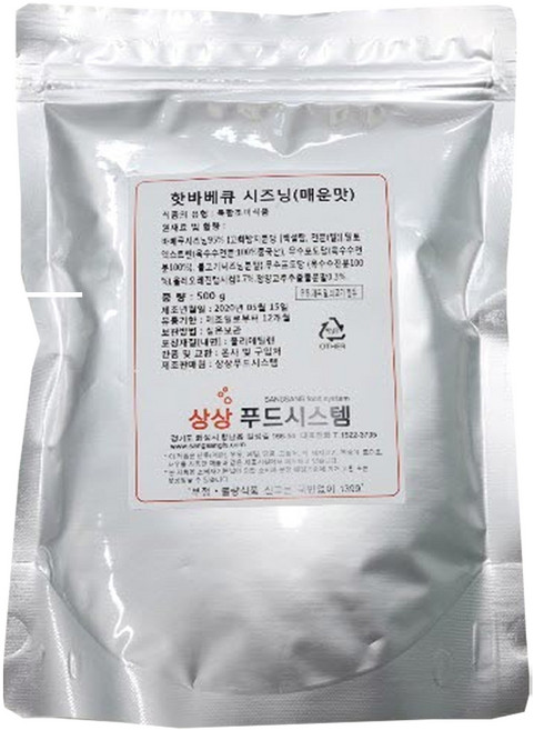 상상푸드 핫바베큐 매운맛 시즈닝, 500g, 1개
