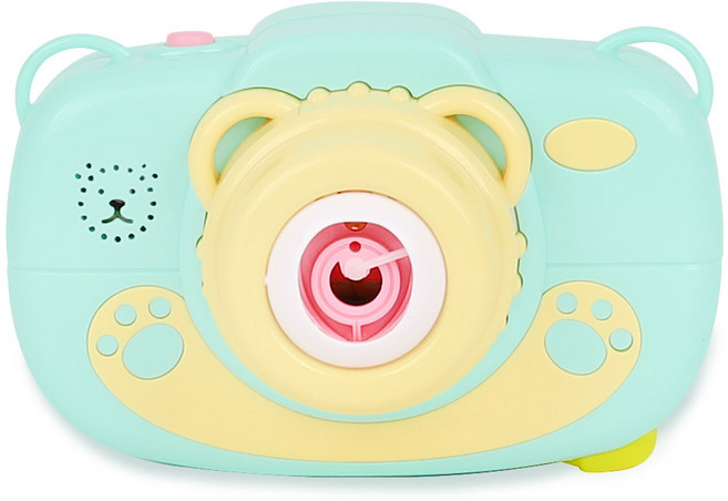 해피플레이 곰돌이 카메라 자동 비눗방울, 민트, 1개