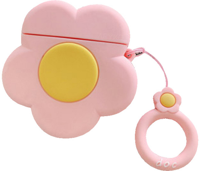 아리코 BIG 플라워 에어팟 케이스, 핑크