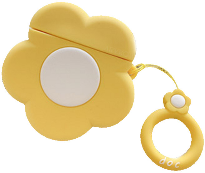 아리코 BIG 플라워 에어팟 케이스, 옐로우