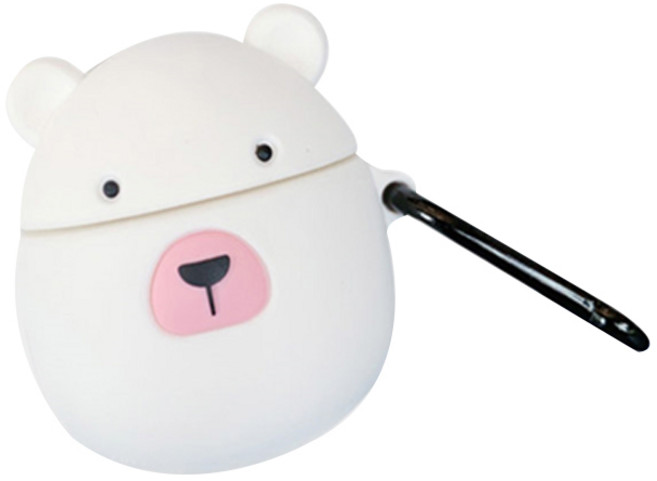아리코 찹쌀 북극곰 에어팟 케이스, 혼합색상, 1개