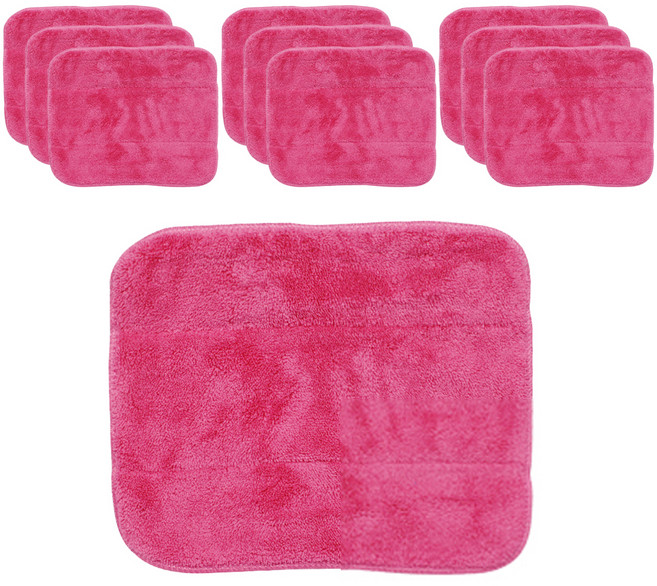 파워크리너 2겹 행주 분홍, 10개