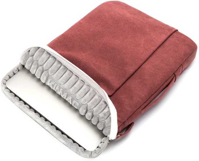 킨맥 360쉴드 노트북 파우치, 버건디, 1개