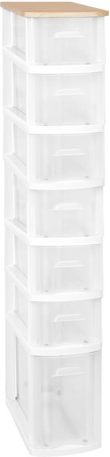 LIVINGSMILE 로망스 우드 서랍장, 혼합색상