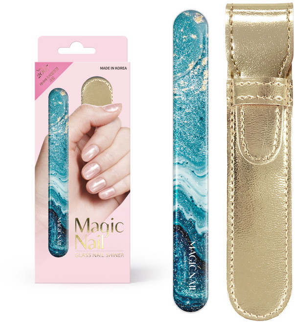 매직네일 글라스 네일 샤이너, N18 블루오션, 1개